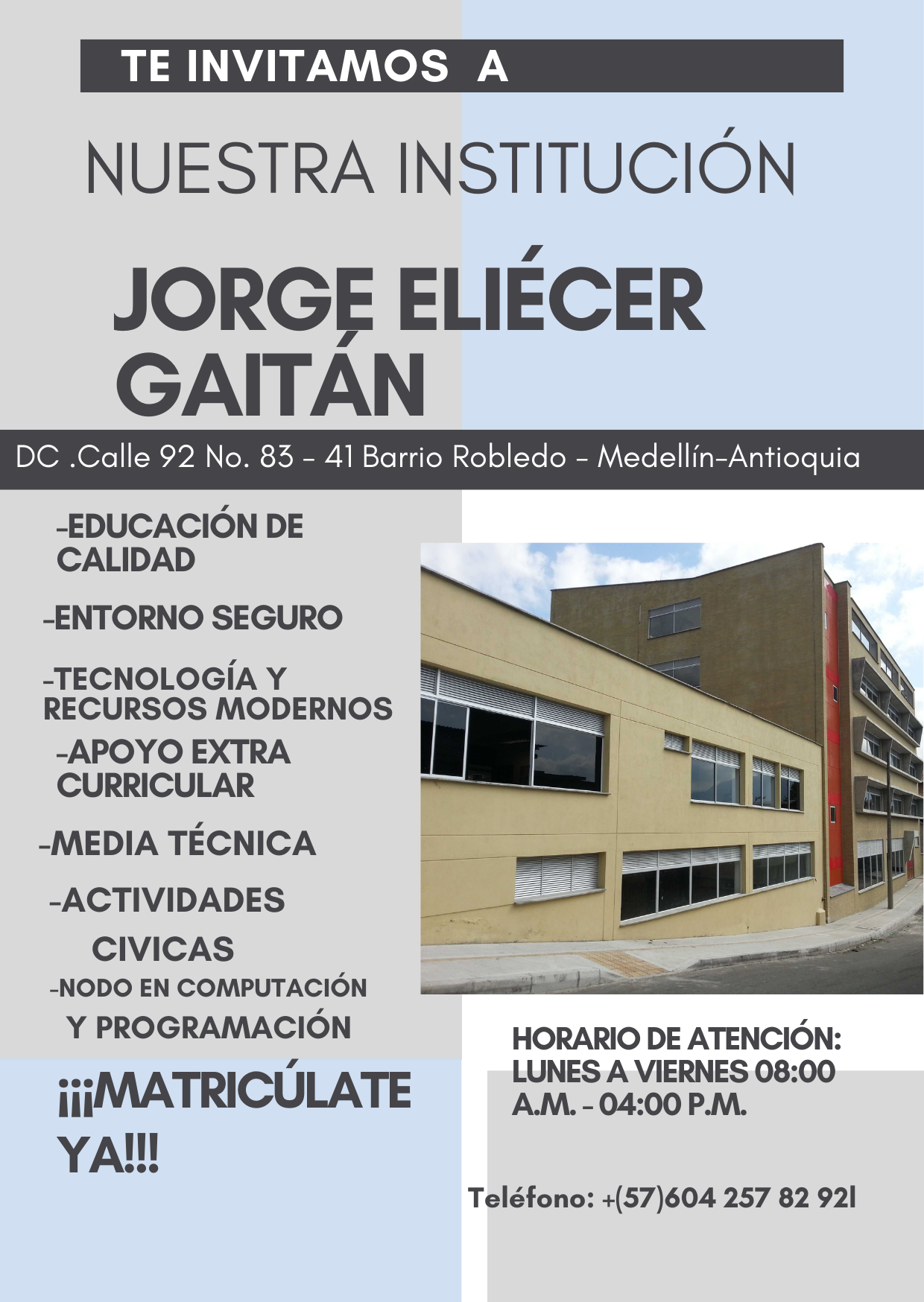 Matriculas Abiertas